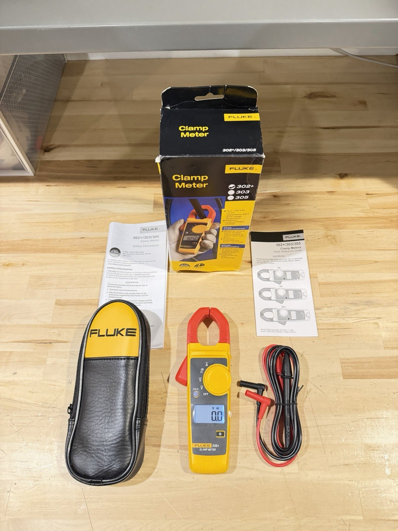 FLUKE 302+ CLAMP METER (NEW SEALED) SHIPS FAST