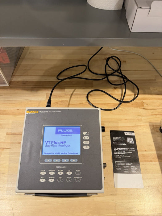 FLUKE VT PLUS HF GAS FLOW ANALYZER W / CHARGER (TESTED) SHIPS FAST