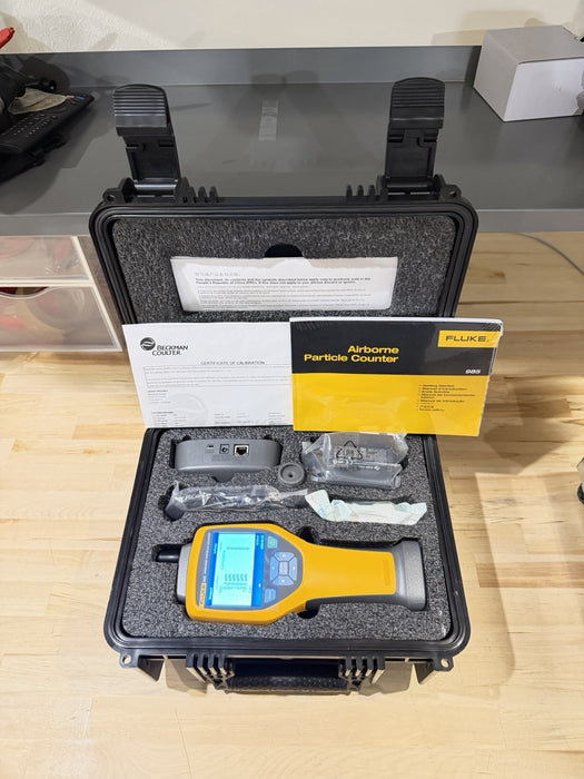 FLUKE 985 AIRBORNE PARTICLE COUNTER TESTER CALIBRATED 2025 TESTED