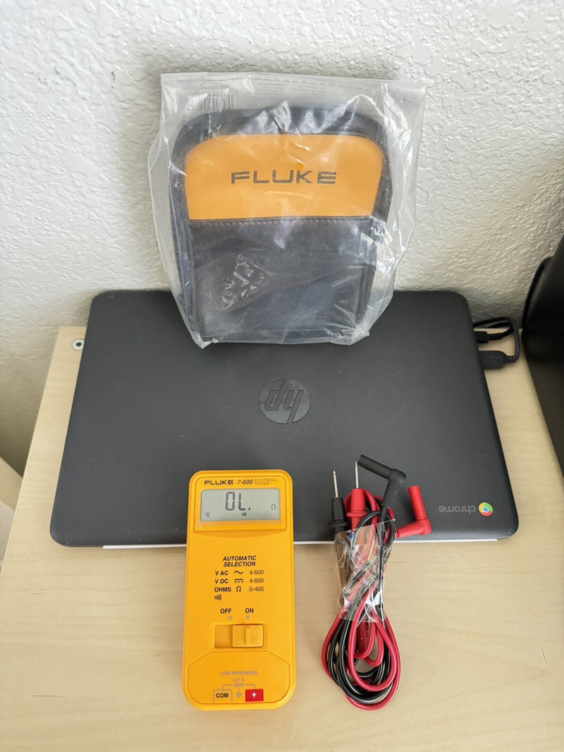 FLUKE 7-600 ELECTRICAL TESTER BAG USED