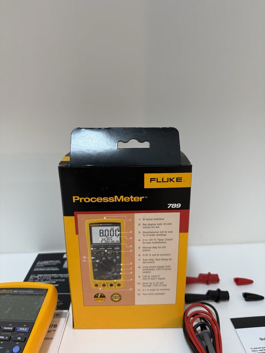 FLUKE 789 PROCESSMETER (NEW FACTORY SEALED) MFD-2025 CALIBRATED 2025 /SHIPS FAST
