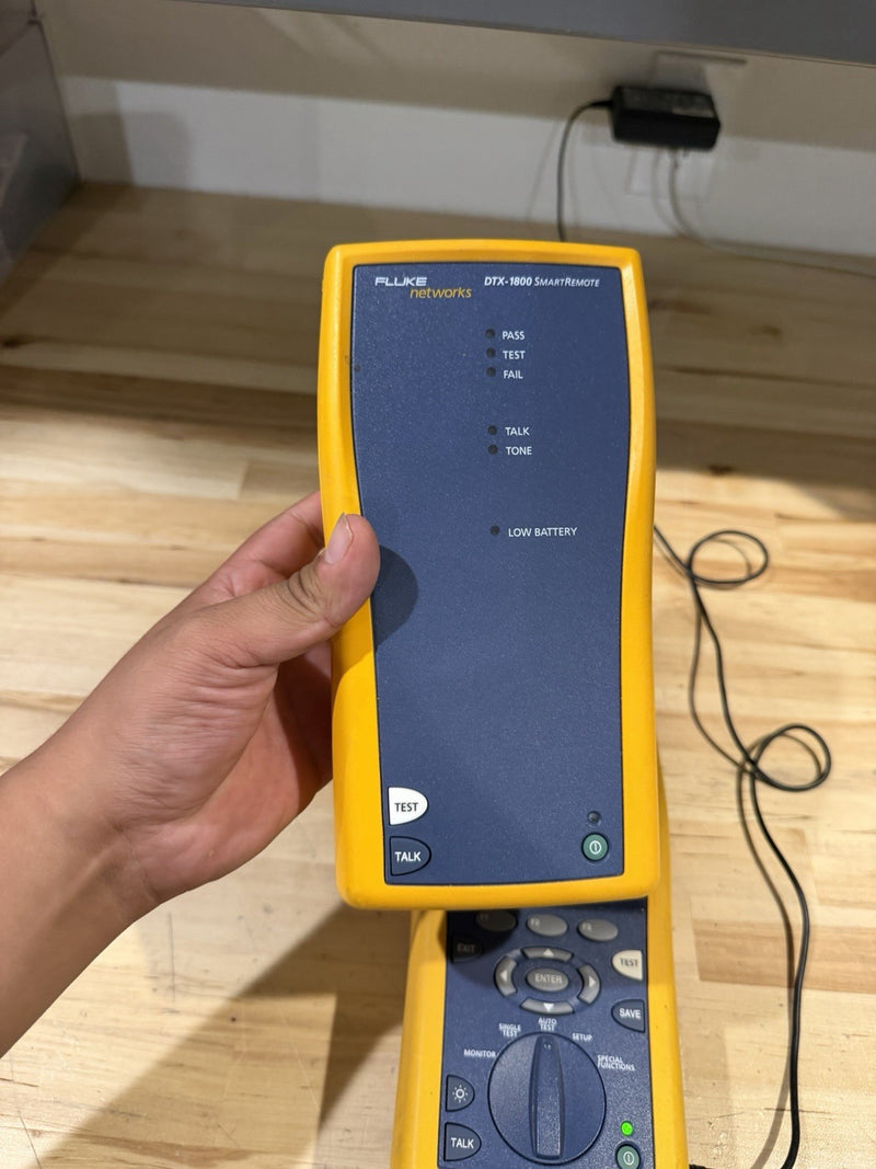 FLUKE NETWORKS DTX-1800 DTX CABLE ANALYZER & DTX-REMOTE (TESTED) - FREE SHIPPING