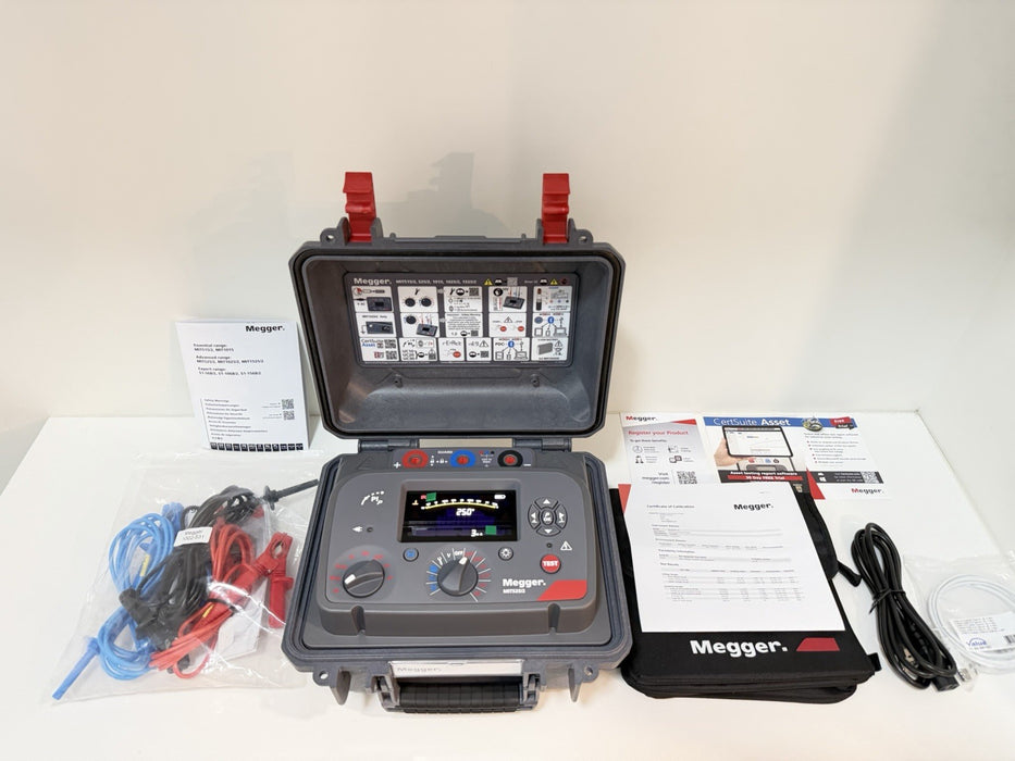 MEGGER MIT525-2 5KV ADVANCED INSULATION TESTER (CALIBRATED 2025/2026) NEW SEALED