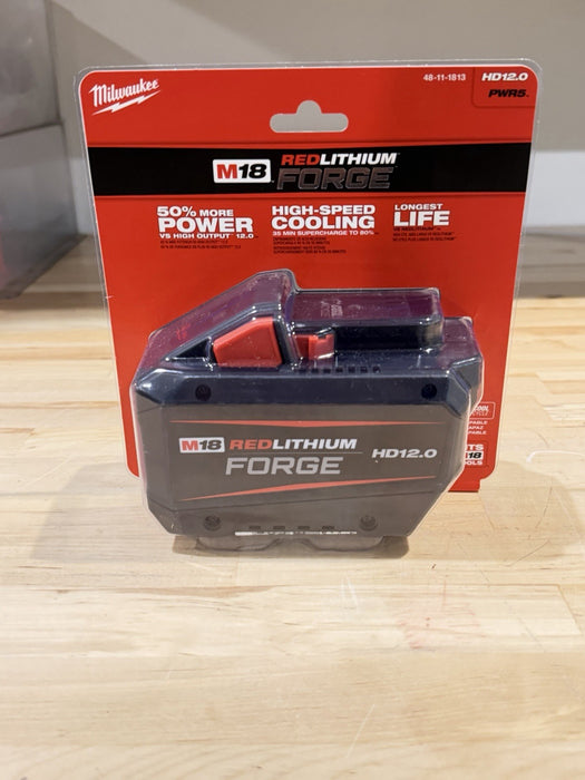MILWAUKEE 48-11-1813 M18 18V HD12.0 REDLITHIUM FORGE BATTERY /NEW FACTORY SEALED