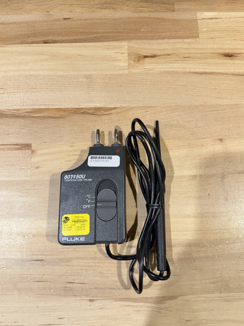 FLUKE 80T-150UA TEMPERATURE PROBE TESTED