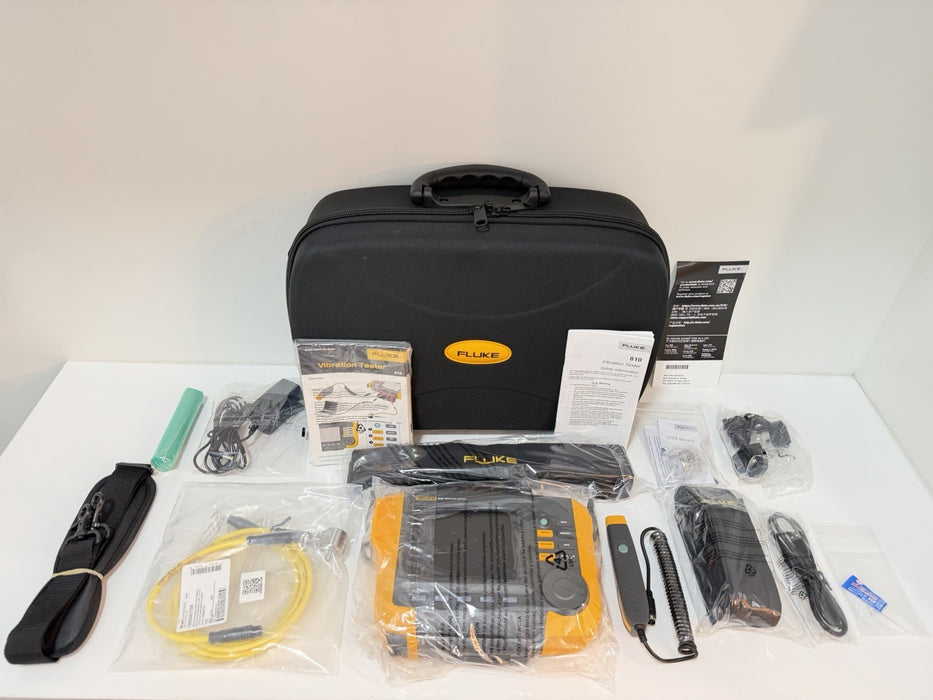 FLUKE 810 VIBRATION TESTER KIT & ACCESSORIES (NEW SEALED) FREE SHIPPING