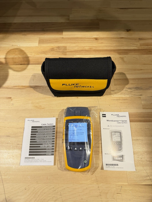 FLUKE NETWORKS MICROSCANNER 2 CABLE VERIFIER TESTER TESTED