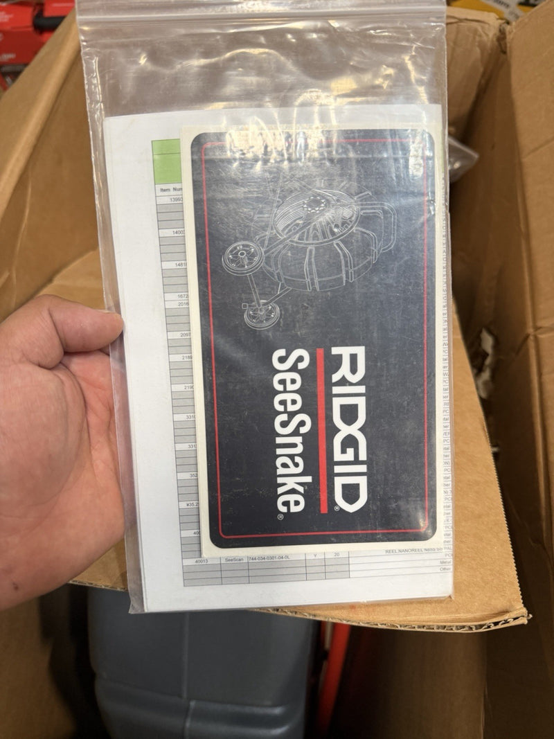 RIDGID 63613 SEESNAKE STANDARD WITH TRUSENSE 35MM HDR 61M 200FT