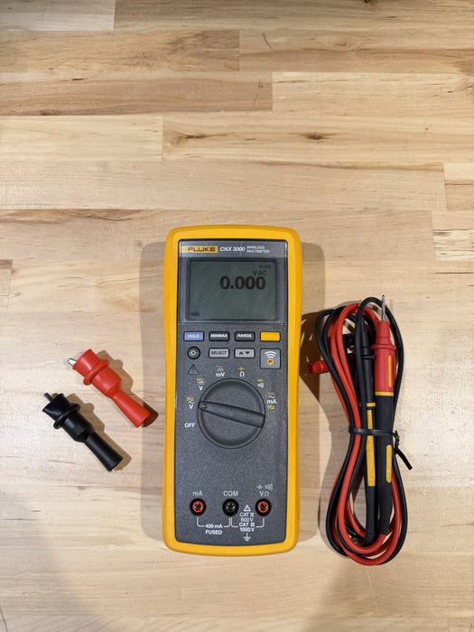 FLUKE CNX 3000 WIRELESS MULTIMETER WITH LEADS & CLIPS