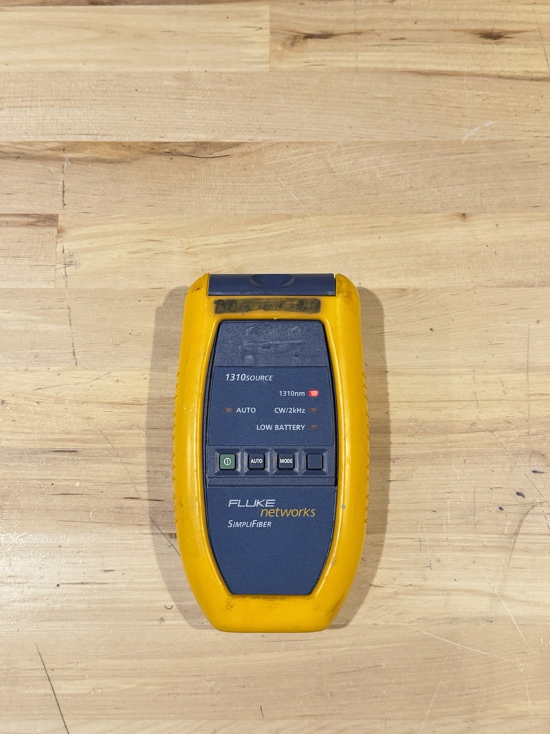 FLUKE NETWORKS SIMPLIFIBER SM 1310NM SOURCE FOR FIBER OPTIC LOSS TESTING