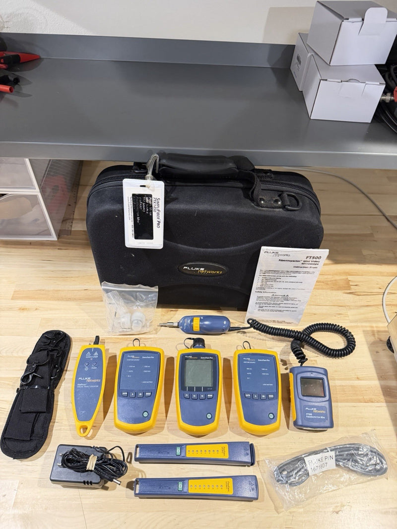 FLUKE NETWORKS FTK-1450 SIMPLIFIBER PRO FIBER VERIFICATION KIT( FAST SHIPPING)