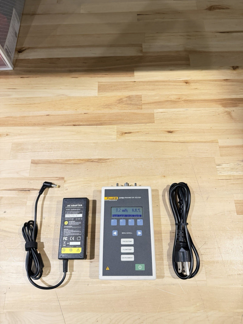 FLUKE BIOMEDICAL DPM4-2H PARAMETER TESTER WITH CHARGER & BAG CALIBRATED 2025
