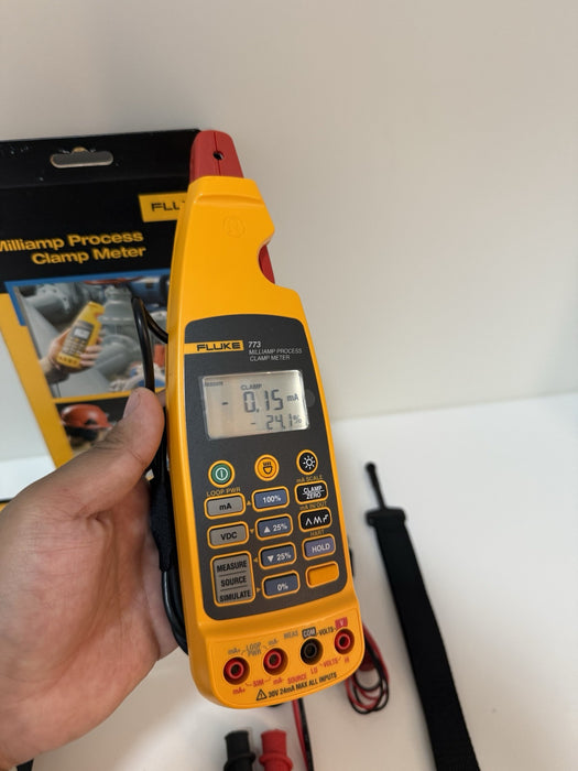FLUKE 773 MILLIAMP PROCESS CLAMP/NEW SEALED (MFD-2024) - FREE SHIPPING