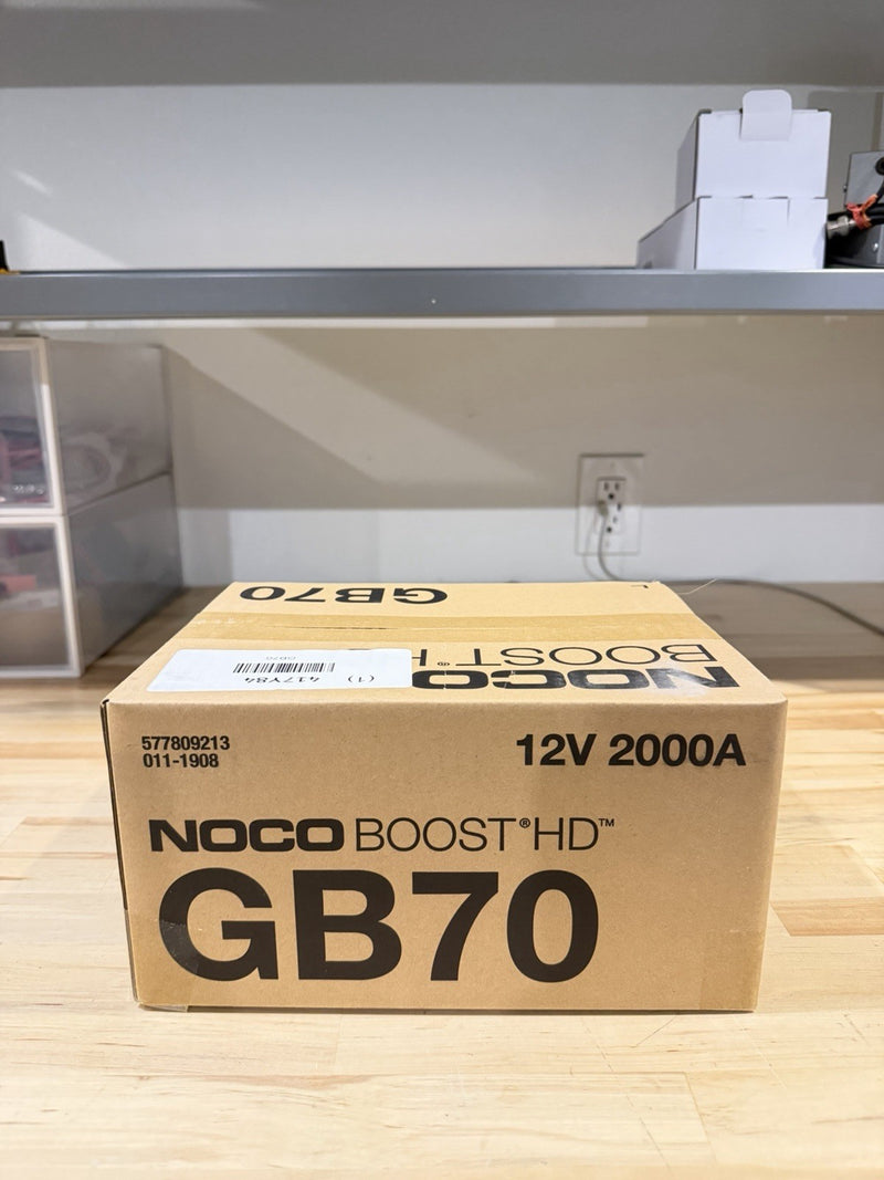 NOCO BOOSE HD GB70 12V 2000A ULTRA SAFE JUMP STARTER POWER PACK