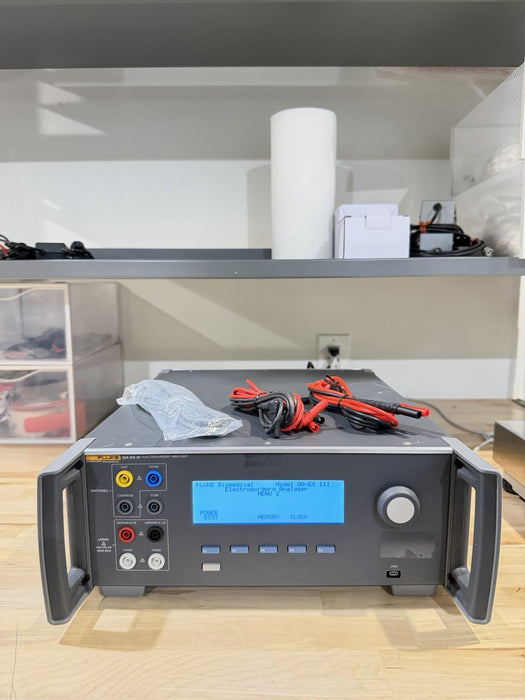 FLUKE BIOMEDICAL QA-ES III ELECTROSURGERY ANALYZER W/LEADS (TESTED)FREE SHIPPING