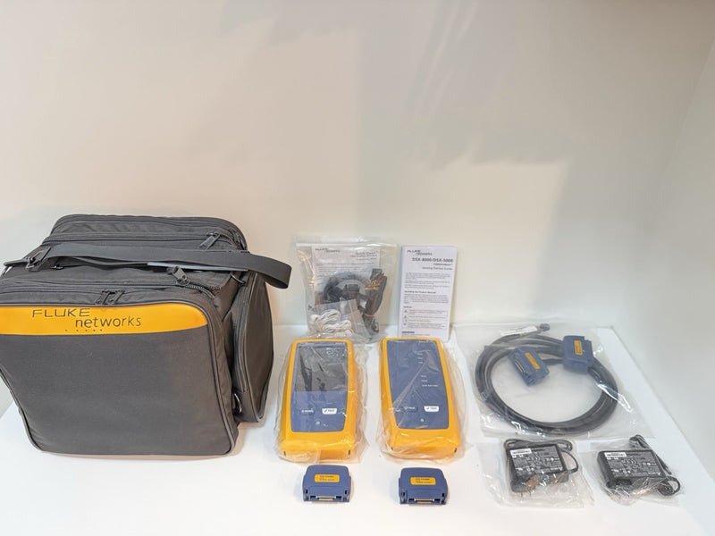 FLUKE NETWORKS DSX2-8000 CABLE ANALYZER CALIBRATED 2024