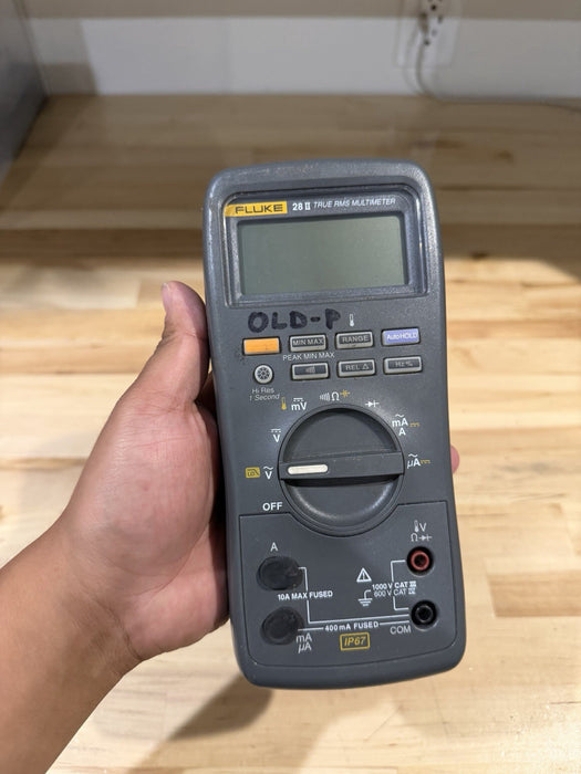 FLUKE 28 II TRUE RMS MULTIMETER FOR PARTS