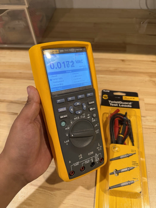 FLUKE 289 TRUE RMS MULTIMETER W/ NEW TL175 LEADS (TESTED) SHIPS FAST