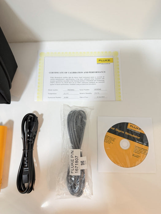 FLUKE BIOMEDICAL PROSIM 2 VITAL SIGNS SIMULATOR W/ CHARGEE (CALIBRATED 2026) NEW