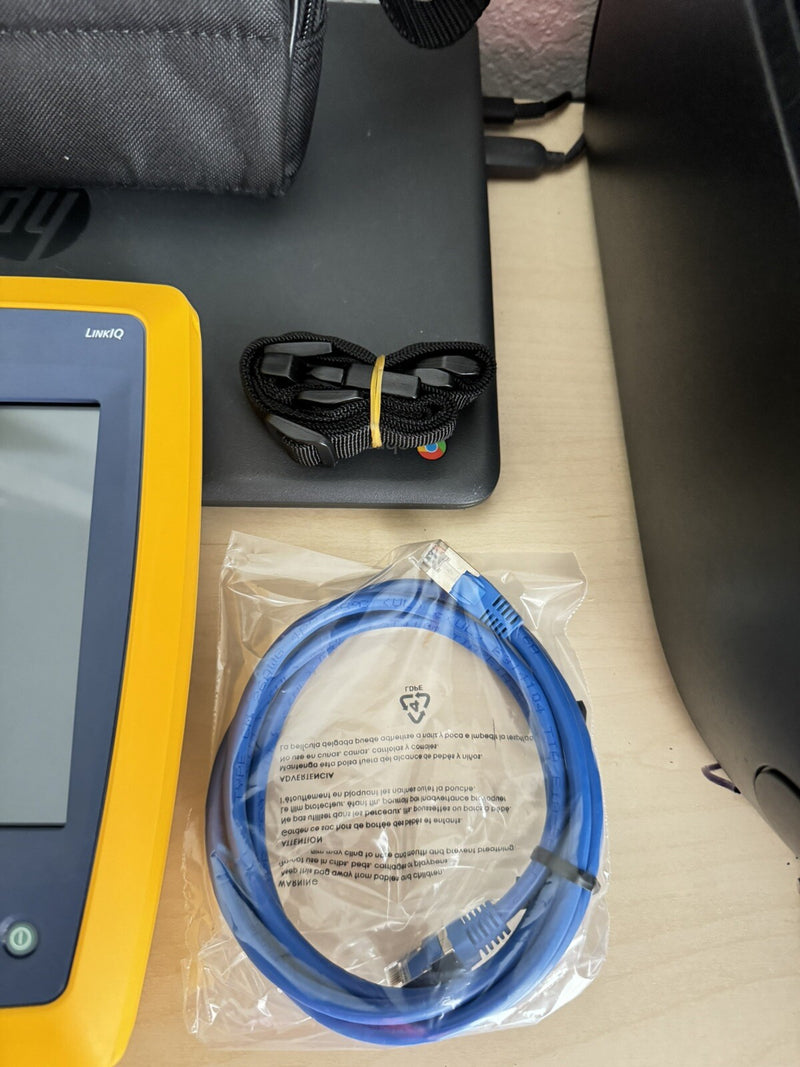 FLUKE NETWORKS LIQ-100 LINKIQ CABLE & NETWORK TESTER 10BASE-T REMOTE ID 1