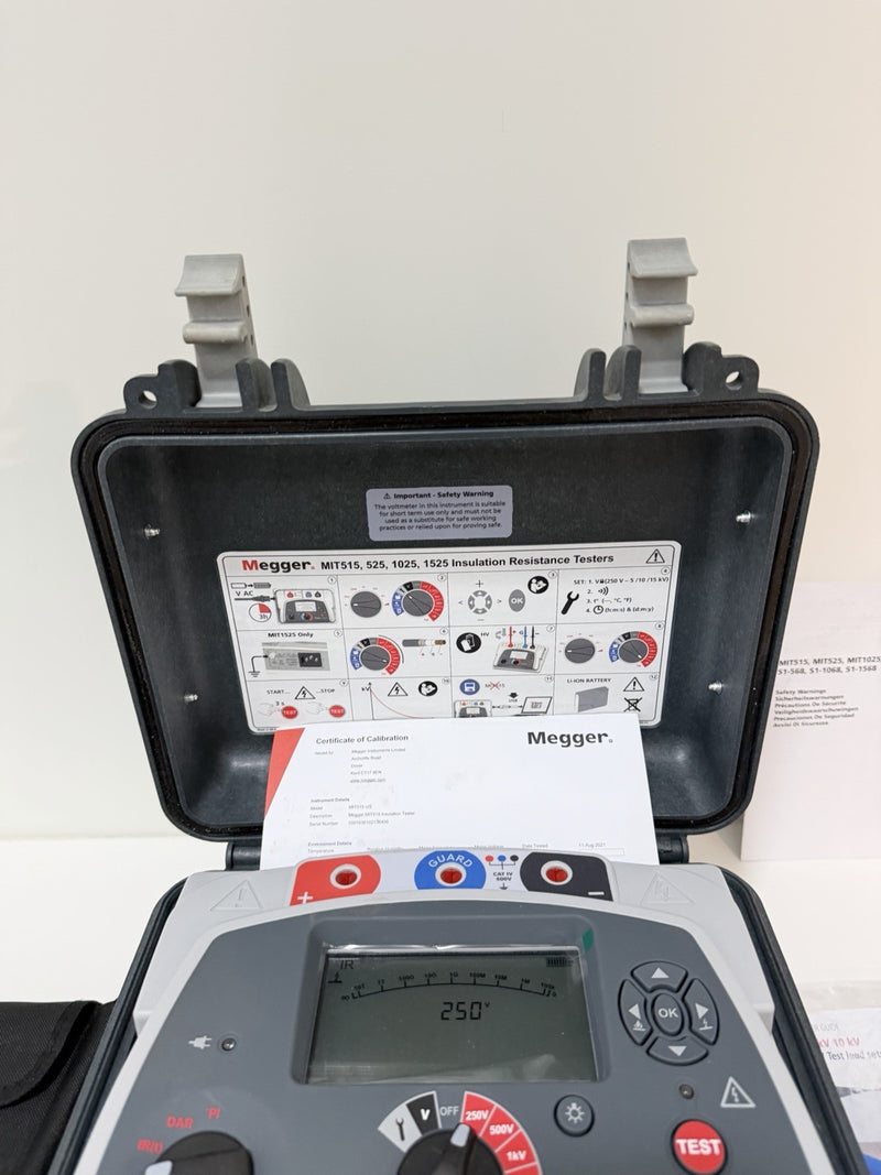 MEGGER MIT515 5KV INSULATION TESTER KIT W/ ACCESSORIES (NEW SEALED) SHIPS FREE