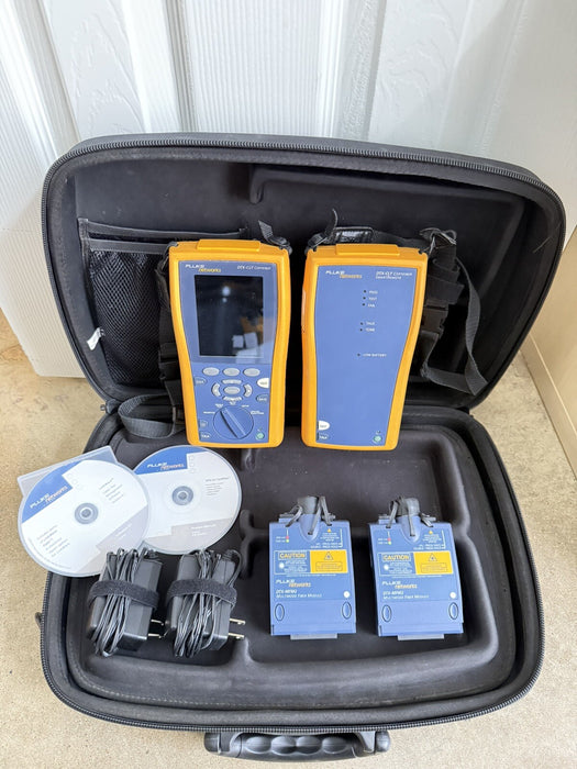 FLUKE DTX-CLT CERTIFIER OPTICAL LOSS TEST SET W/MFM2 MODULE-FREE SHIPPING