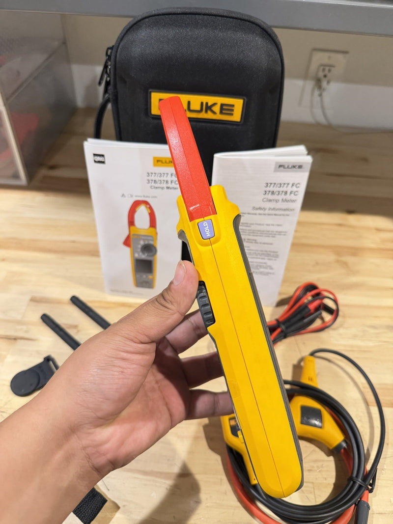 FLUKE 377 FC NON-CONTACT VOLTAGE CLAMP METER SHIPS FAST