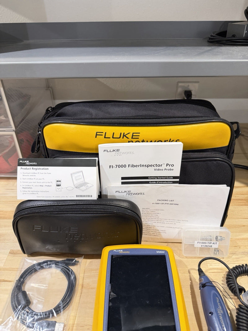 FLUKE NETWORKS FI-7000 FIBER INSPECTOR PROBE KIT