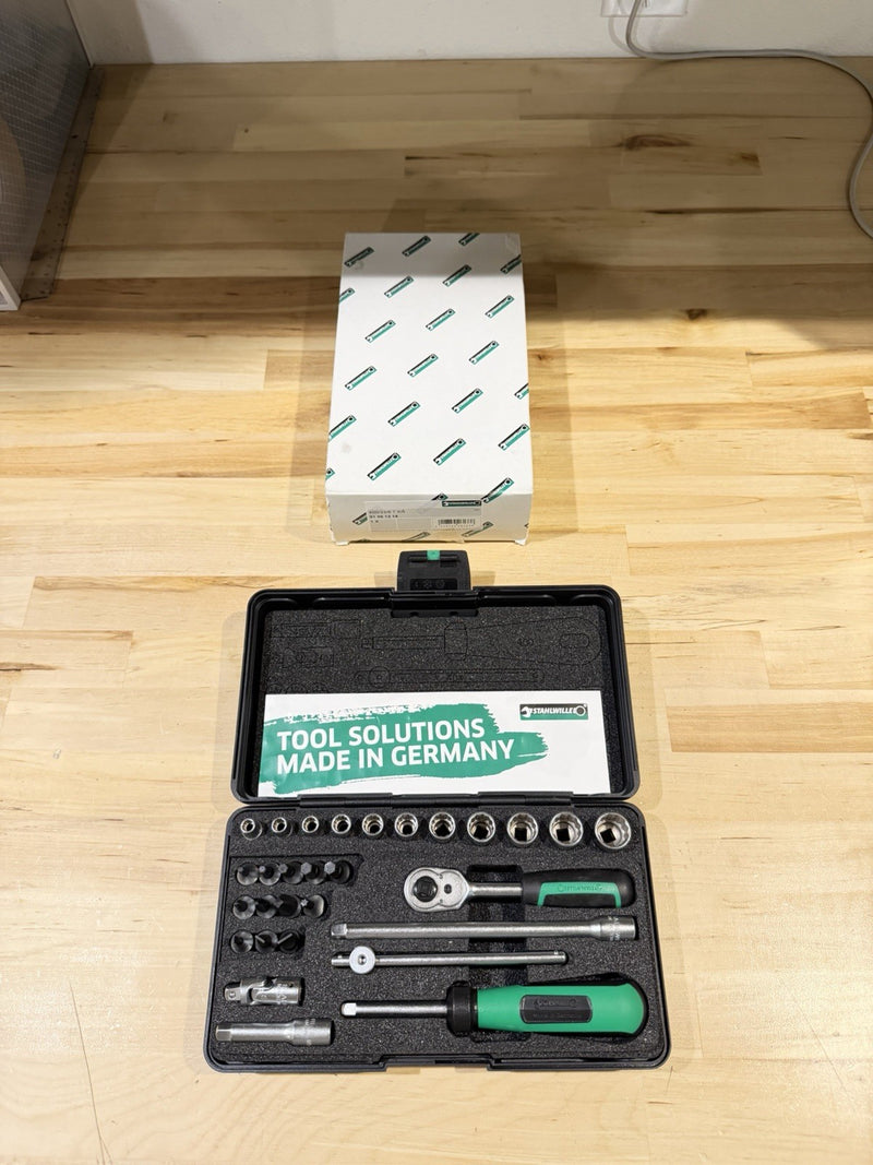 STAHLWILLE SOCKET SET 1/4" SET WITH 29 PIECE KIT 40D/23/6 T KN
