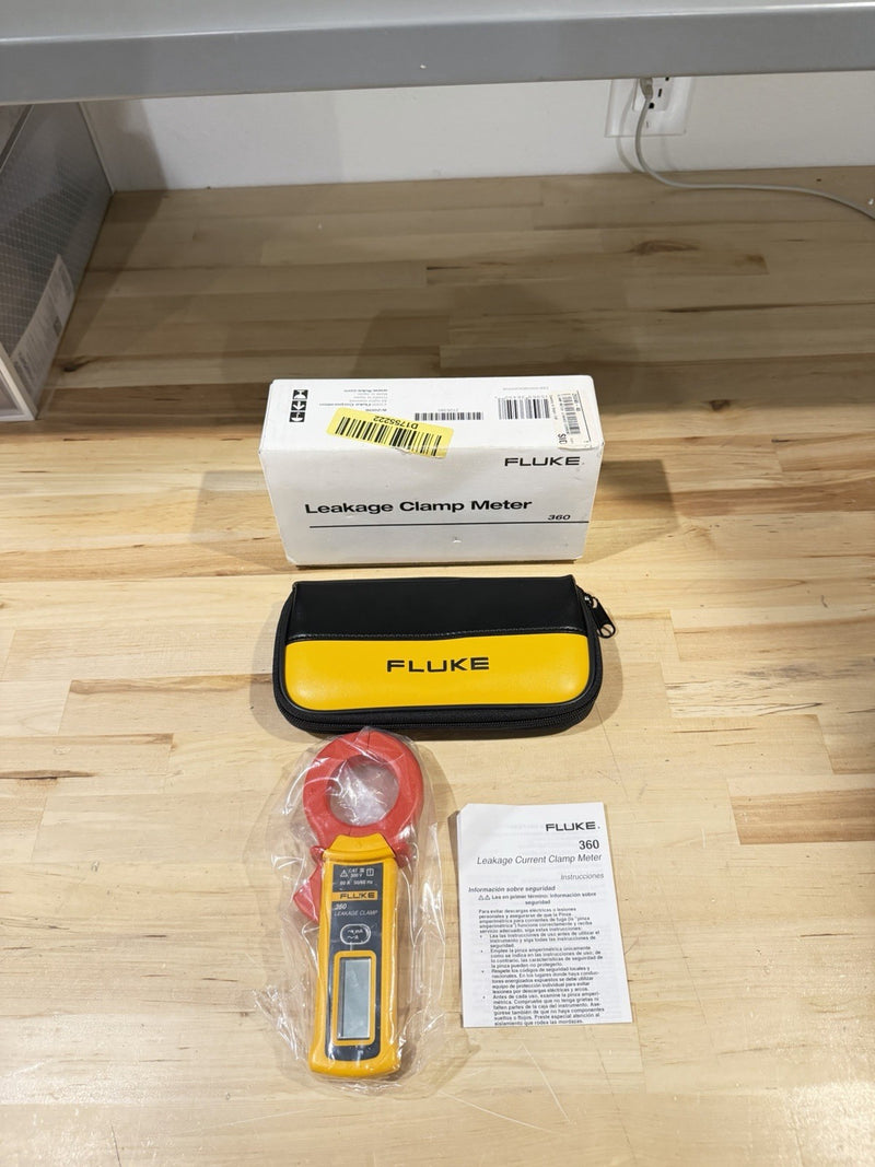 FLUKE 360 AC LEAKAGE CURRENT CLAMP METER TESTED RARE