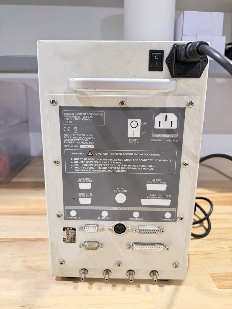 FLUKE BIOMEDICAL IDA 4 PLUS INFUSION DEVICE ANALYZER SERIES (TESTED) SHIPS FREE