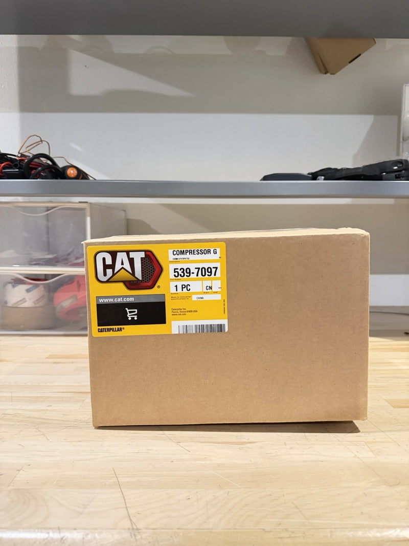 CATERPILLAR 539-7097 REFRIGERANT COMPRESSOR NEW FACTORY SEALED - GENUINE OEM NEW