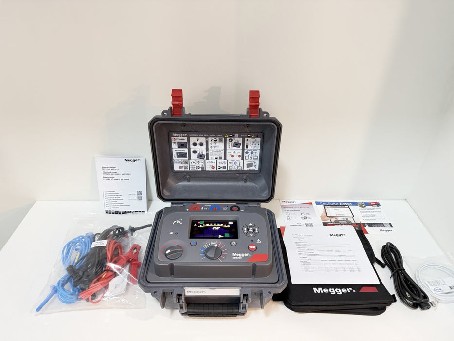 MEGGER MIT525-2 5KV ADVANCED INSULATION TESTER (CALIBRATED 2025/2026) NEW SEALED
