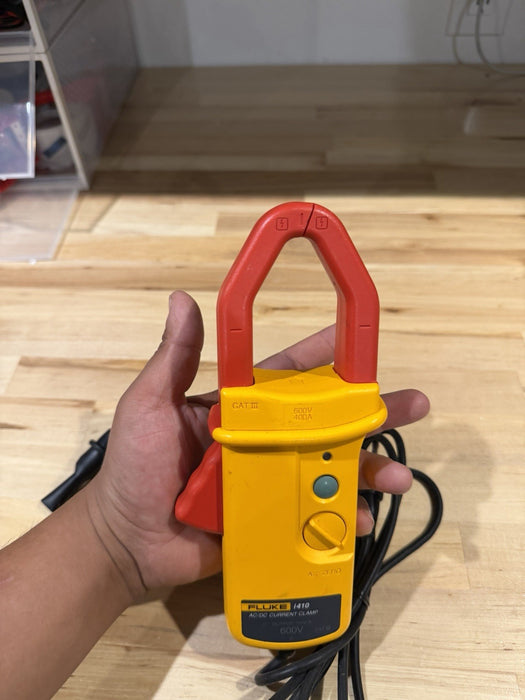 FLUKE I410 AC/DC CURRENT CLAMP TESTED
