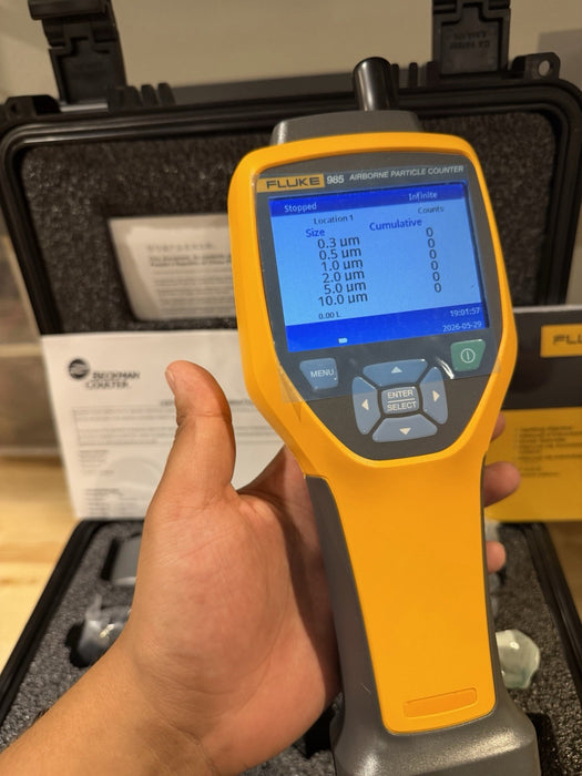 FLUKE 985 AIRBORNE PARTICLE COUNTER TESTER CALIBRATED 2025 TESTED