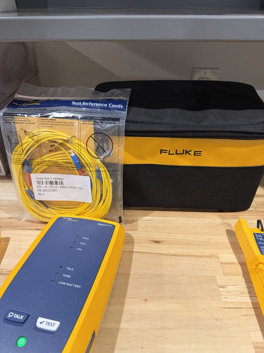 FLUKE NETWORKS CFP-SM CERTIFIBER PRO MODULE SET & DSX VERSIV MAINFRAME & REMOTE