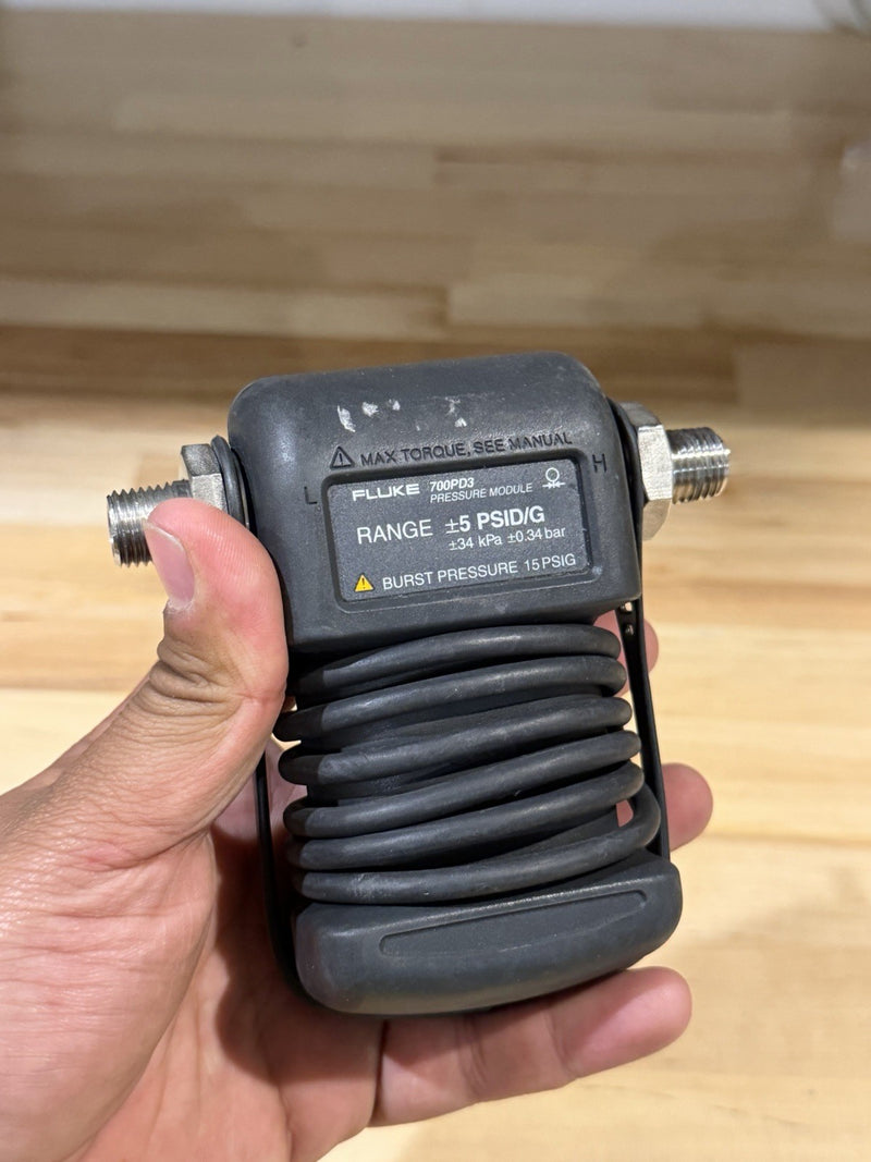 FLUKE 700PD3 PRESSURE MODULE 5 PSID/G 34 KPA 0.34 BAR TESTED