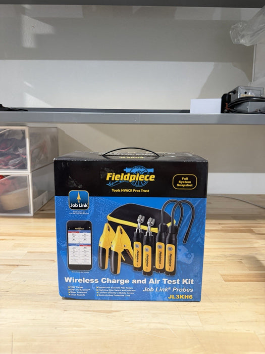 FIELDPIECE JL3KH6 WIRELESS CHARGE & AIR TEST KIT HVAC JOB LINK