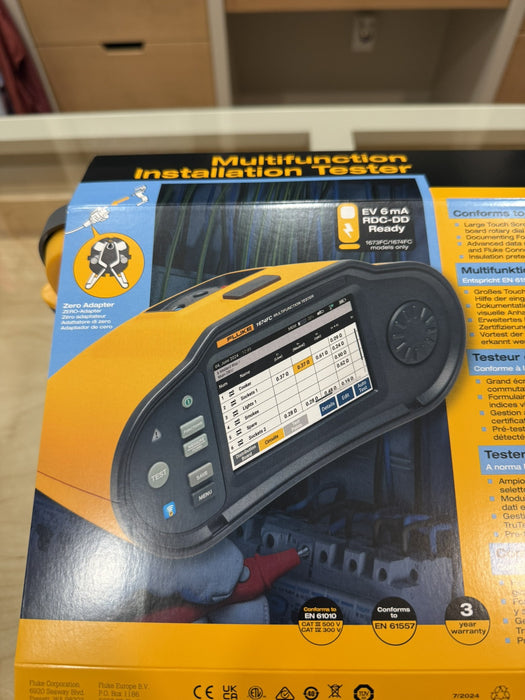FLUKE 1673FC MULTIFUNCTION INSTALLATION TESTER W/AUTO TEST (NEW FACTORY SEALED)