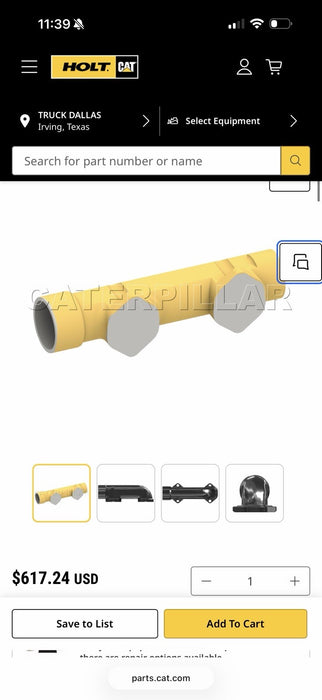 CAT 107-8106 END EXHAUST MANIFOLD (NEW FACTORY SEALED)FREE SHIPPING -GENUINE OEM