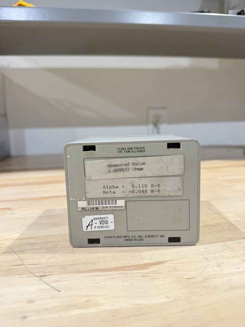 FLUKE 742A -1.9 RESISTANCE STANDARD (TESTED) FREE SHIPPING