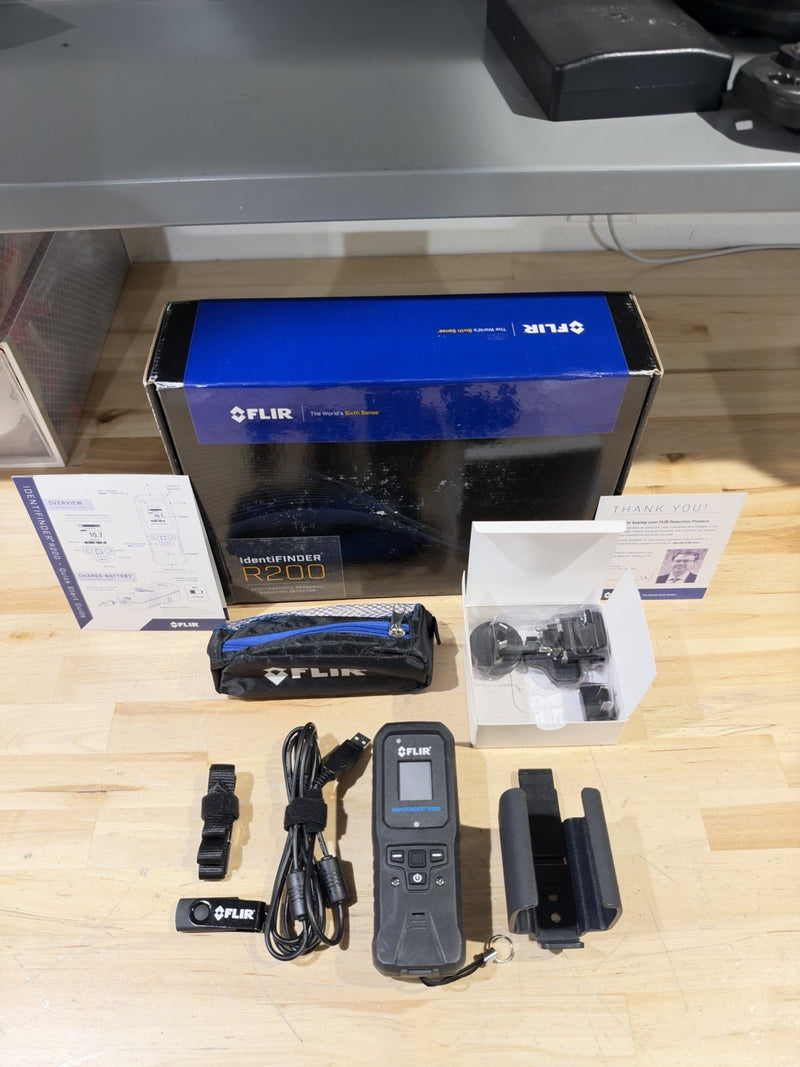 FLIR IDENTIFINDER R200 SPECTROSCOPIC PERSONAL RADIATION DETECTOR -SHIPS FREE NEW