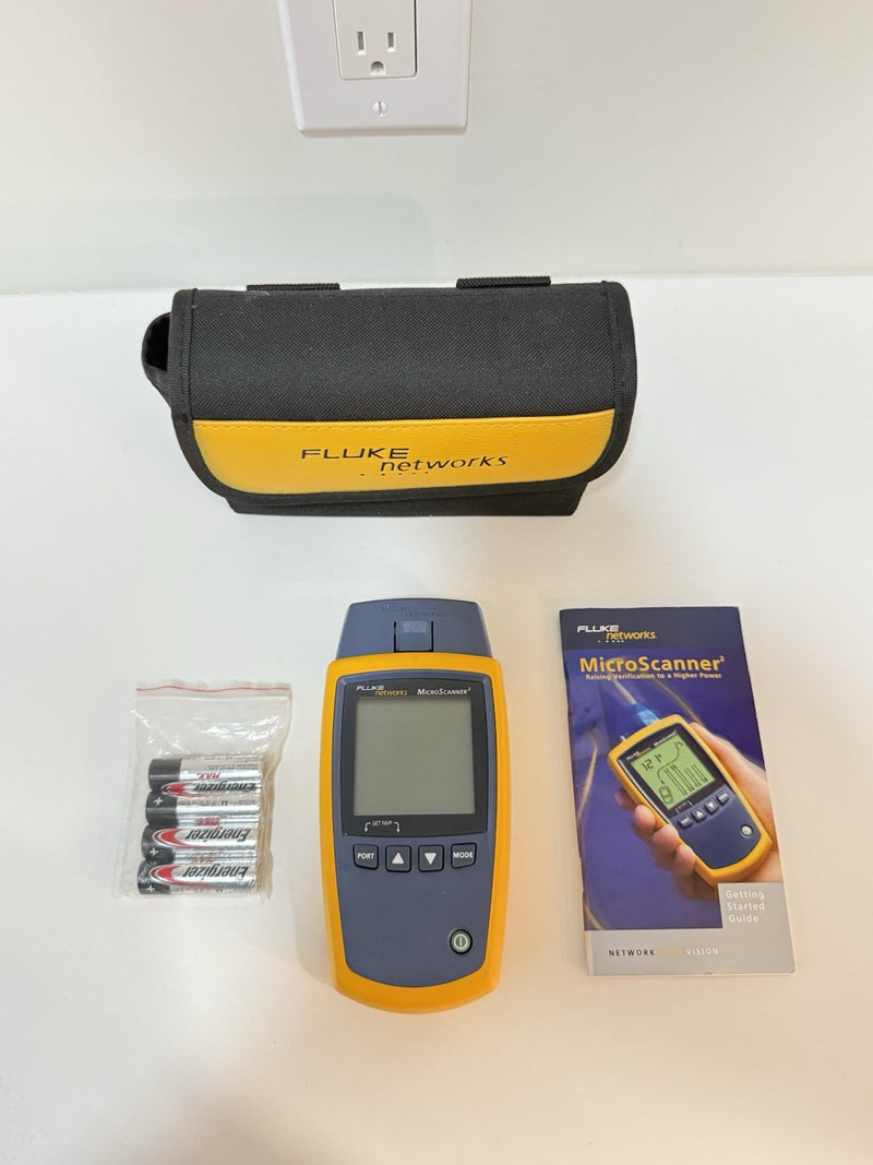 FLUKE NETWORKS MS2-100 MICROSCANNER 2 TESTED