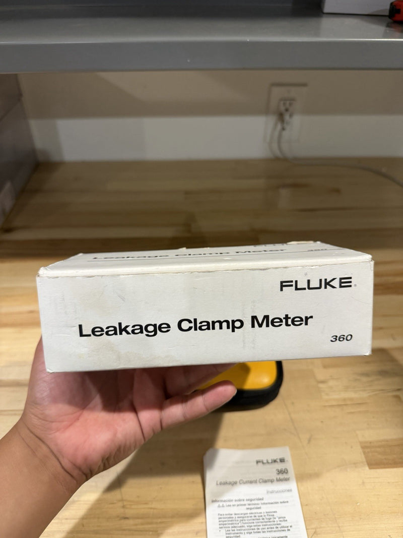FLUKE 360 AC LEAKAGE CURRENT CLAMP METER TESTED RARE
