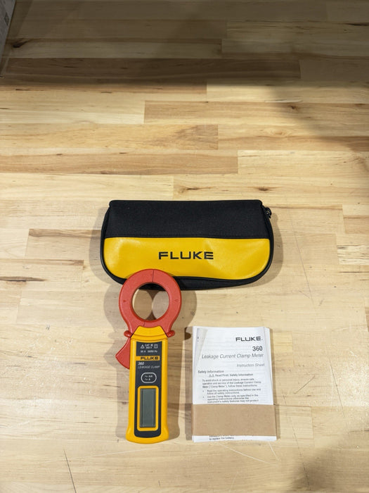 FLUKE 360 AC LEAKAGE CURRENT CLAMP METER TESTED RARE