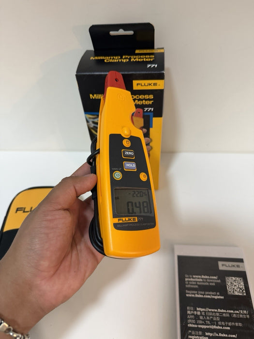 FLUKE 771 MILLIAMP PROCESS CLAMP METER CALIBRATED 2025 NEW