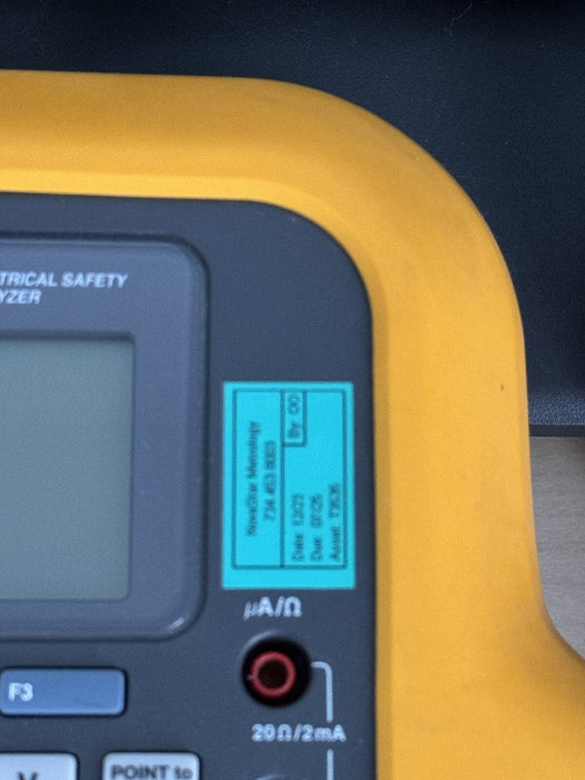 FLUKE ESA609 ELECTRICAL SAFETY ANALYZERCALIBRATED 2025