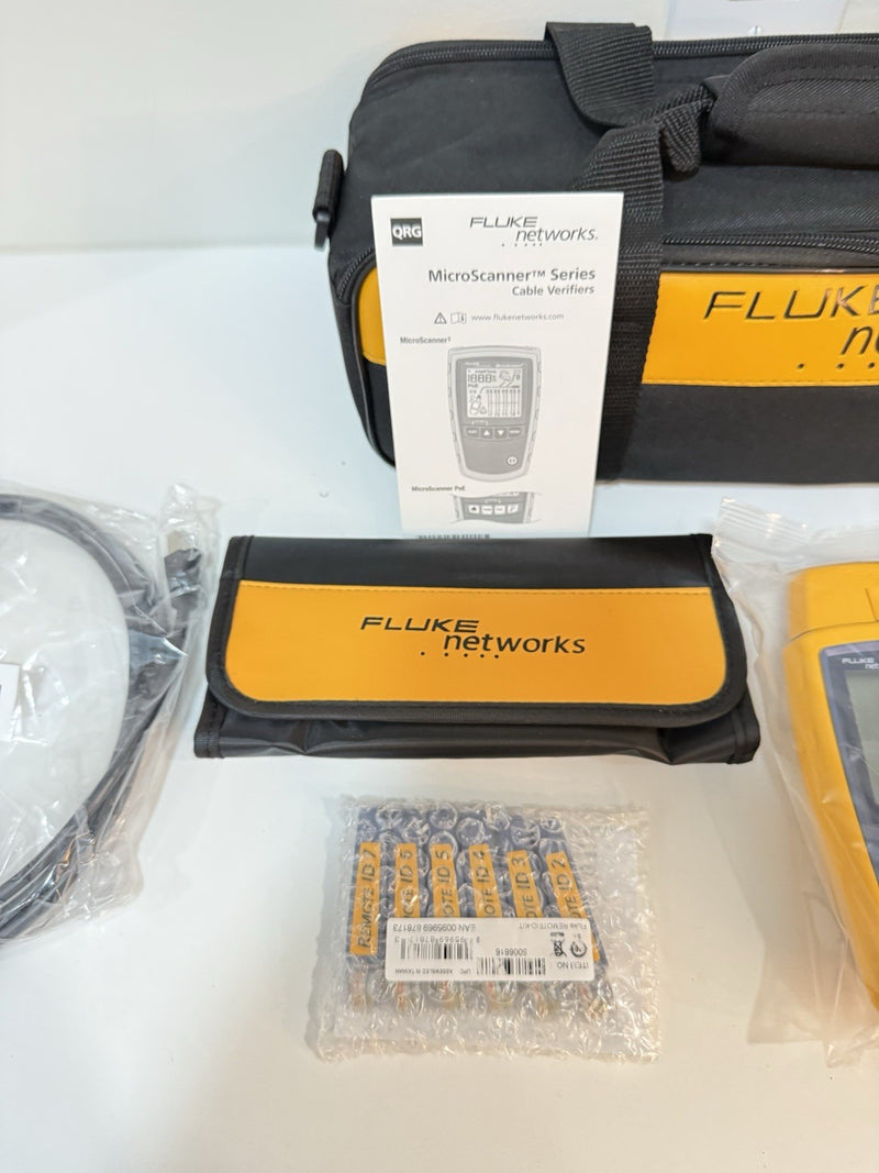 FLUKE NETWORKS MICROSCANNER POE CABLE VERIFIER KIT MS-POE-KIT