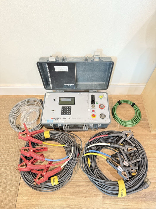 MEGGER TTR310 THREE PHASE TRANSFORMER TURNS RATIO TESTER CALIBRATED 2026