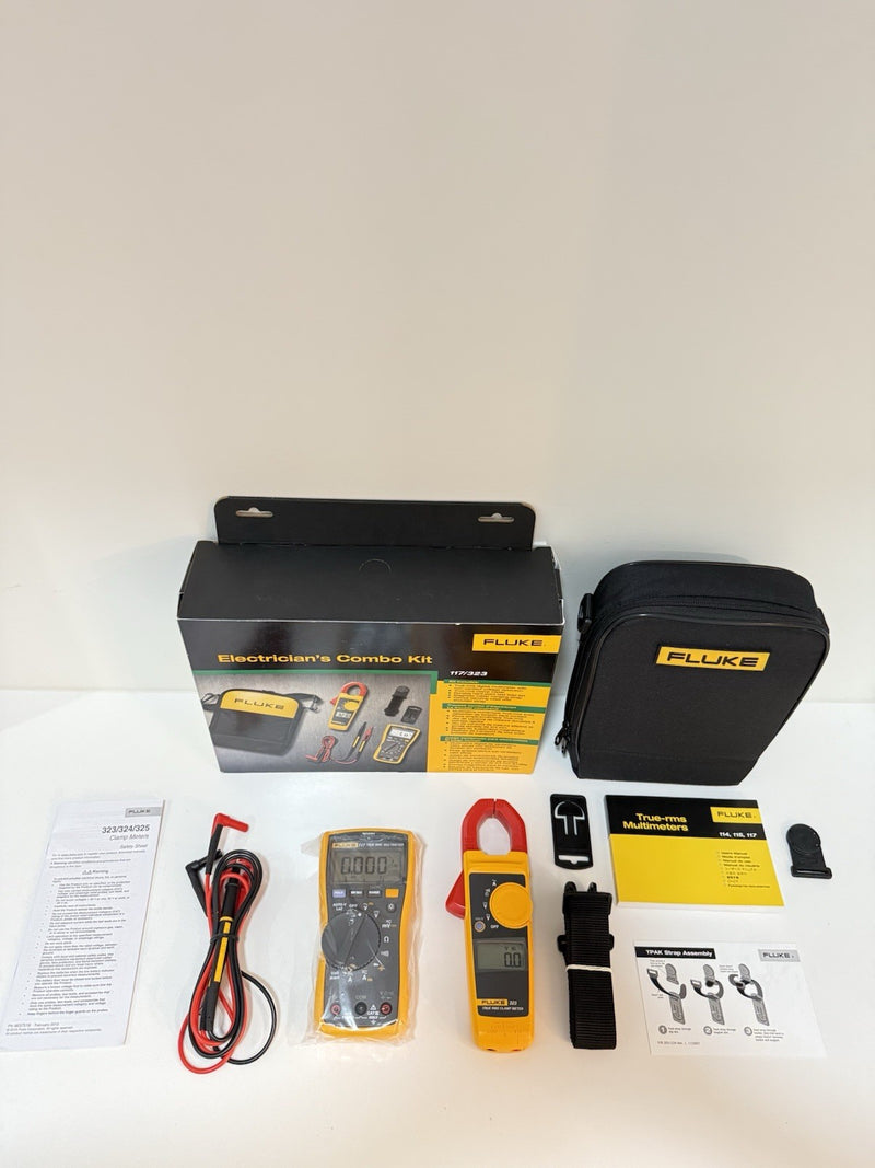 FLUKE 117/323KIT ELECTRICIANS COMBO KIT MFD 2026